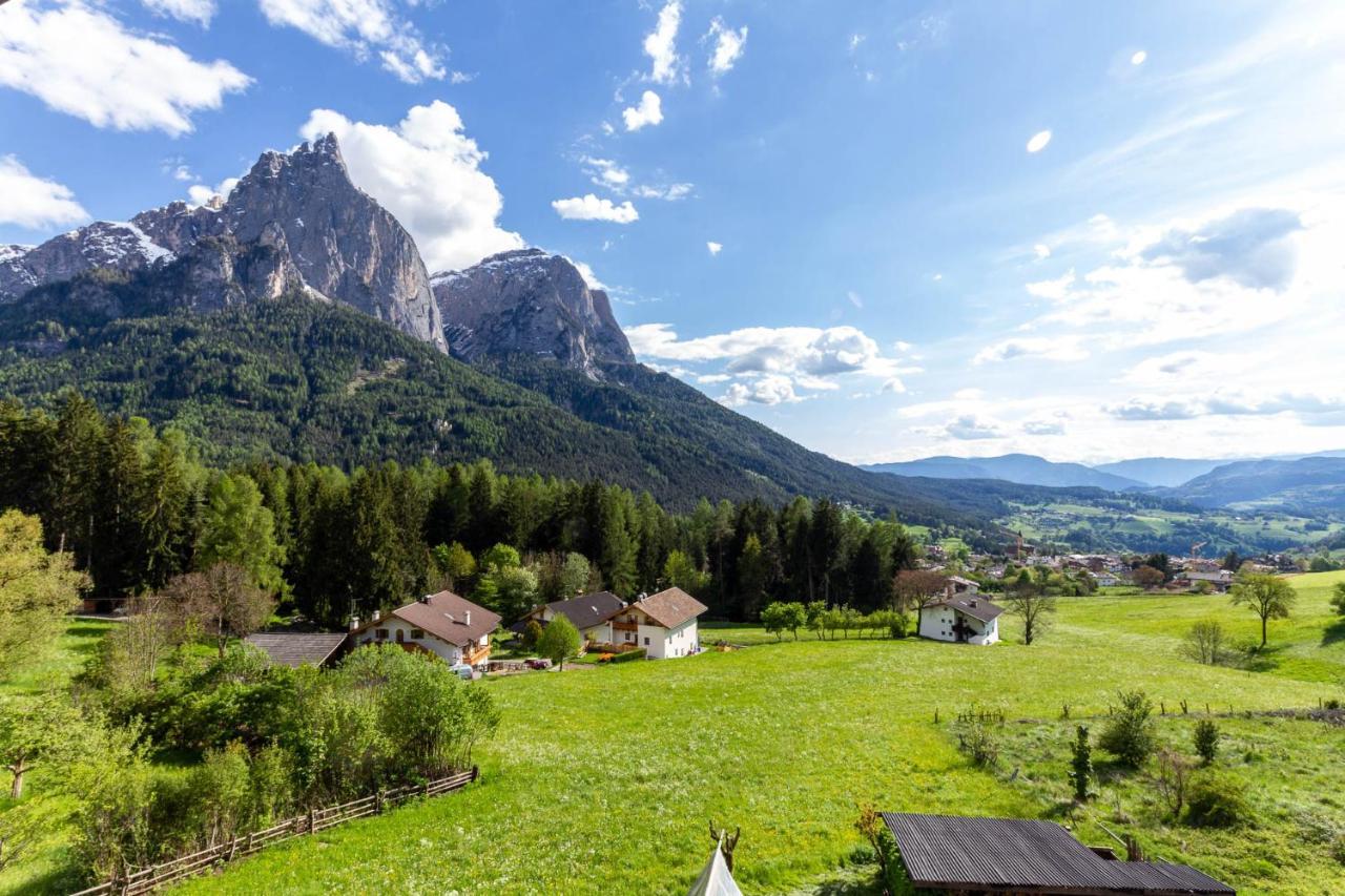Haus Lohengrin Ferienwohnung 1 Siusi Zewnętrze zdjęcie